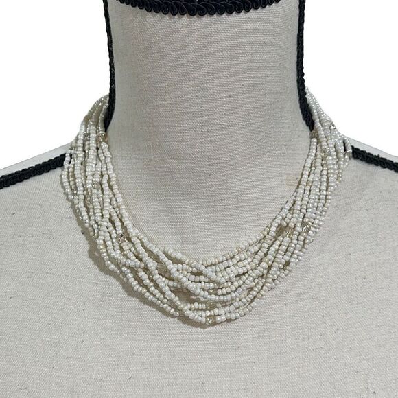 Multi strand beaded necklace - Picture 1 of 3